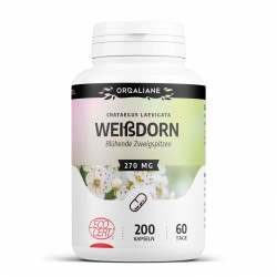 Aubépine Bio - 270mg - 200 gélules - Orgaliane - Version allemande