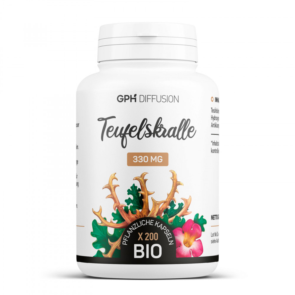 Harpagophytum Bio - 330mg - 200 gélv - GPH - Version allemande