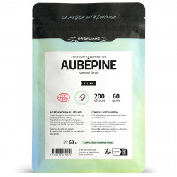 Aubépine Bio - 200 gélules à 270 mg - Sachet