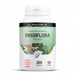 Passiflore Bio - 230mg - 200 gélules - Orgaliane - Version Italie