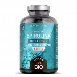 Spiruline Bio 500 mg - 500 comprimés - GPH - Version Italie
