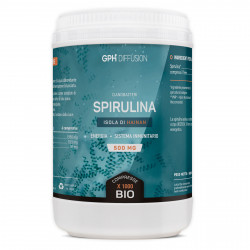 Spiruline Bio 500 mg - 1000 comprimés - GPH - Version Italie