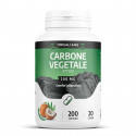 Charbon végétal -200 gélules à 210 mg