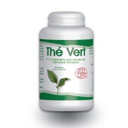 Thé Vert bio - 200 gélules à 250 mg