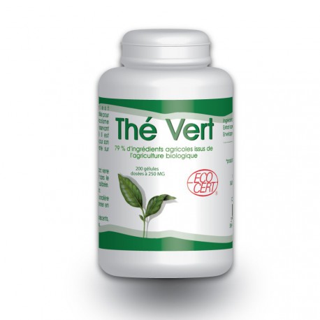 Thé Vert - 200 gélules à 250 mg