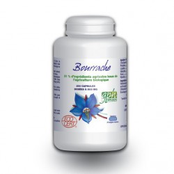 Bourrache Bio - 200 capsules à 500 mg
