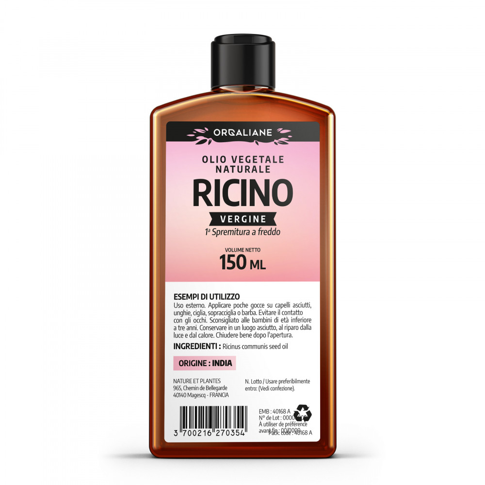 Huile de Ricin - 150ml - Orgaliane - Version Italie