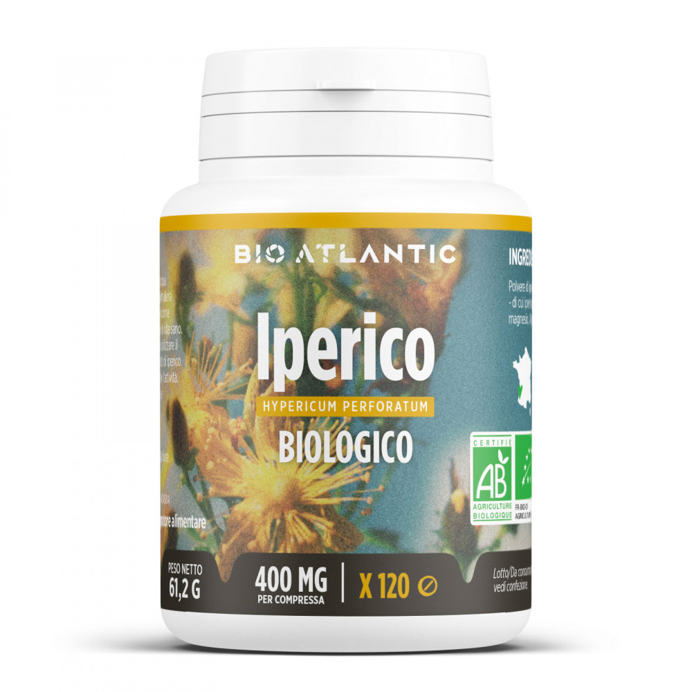 Millepertuis biologique- 120 comprimés à 400 mg