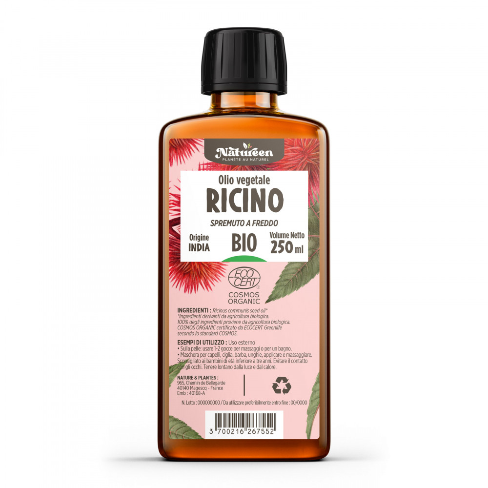 Huile végétale de Ricin Bio - 150 ml - Cosmos Organic